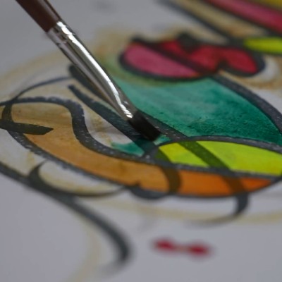 کارگاه خط، نقاشی
